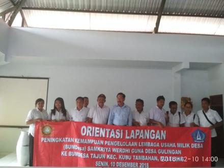 Tingkatkan Tata Kelola, BUMDesa Gulingan Badung Studi Banding di Desa Tajun
